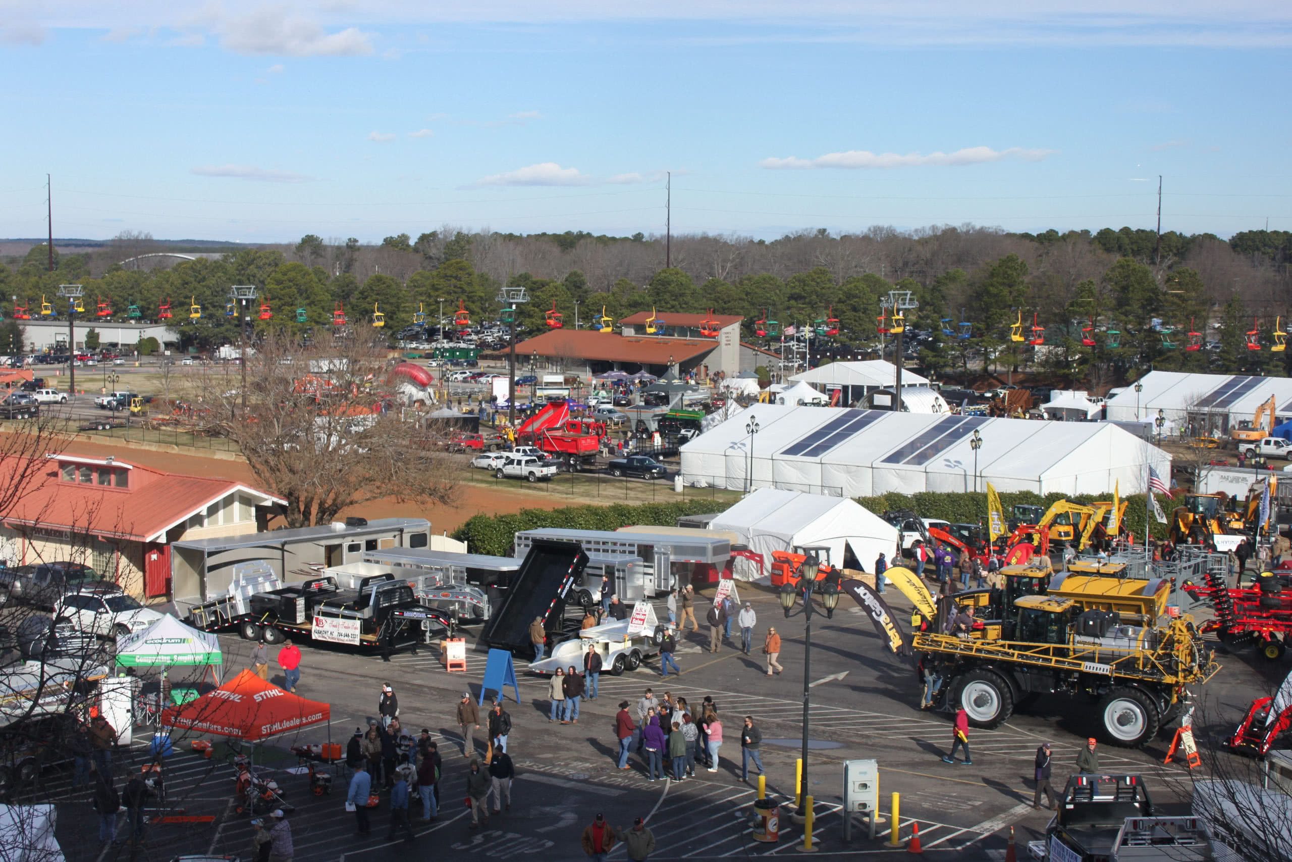 Upcoming events banner image, homepage, Southern Farm Show