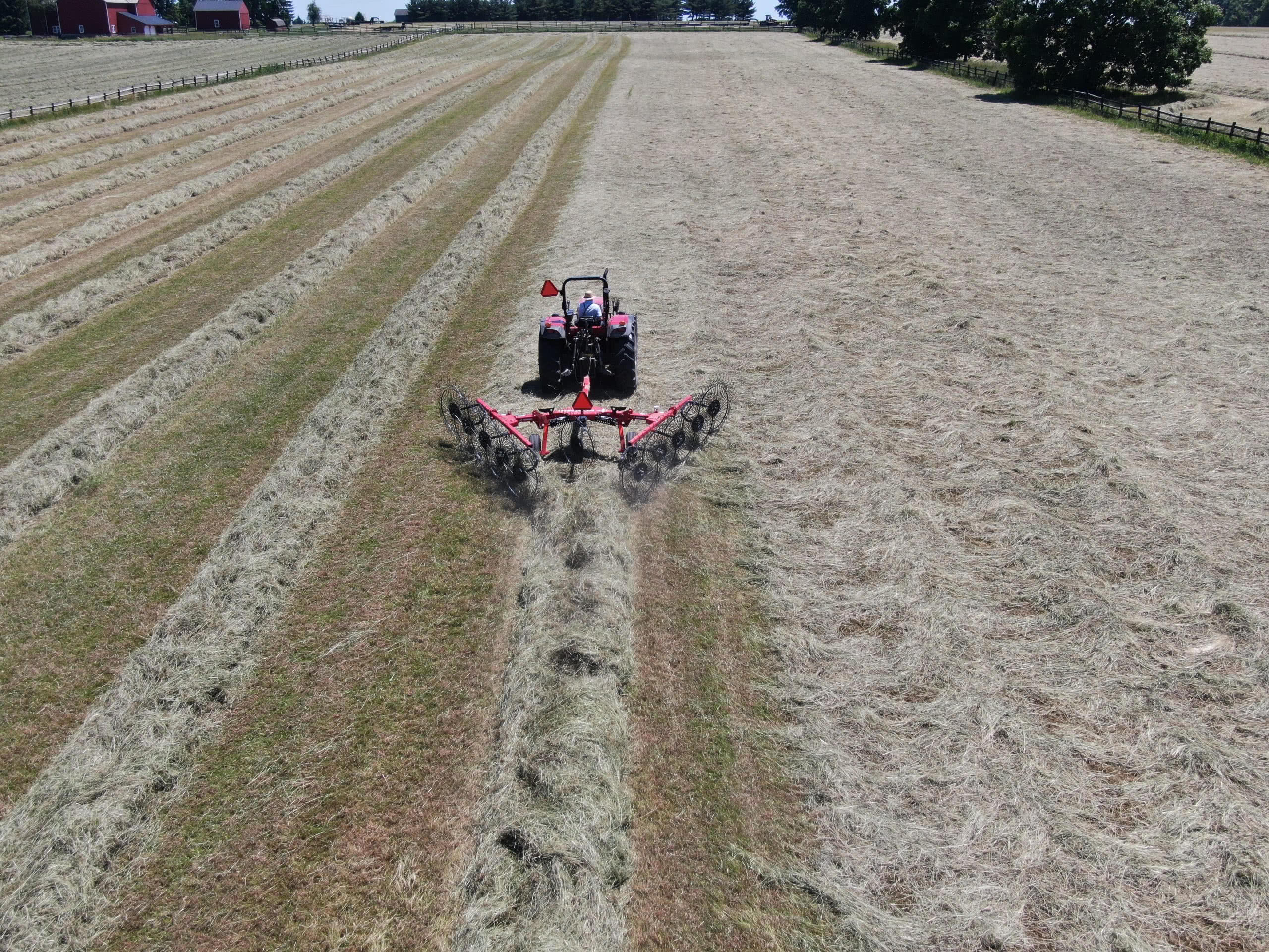 WR10 Wheel Rake Raking Hay